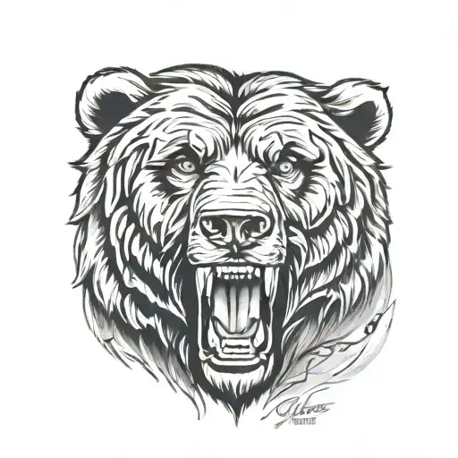 chicago bears  tattoo design idea