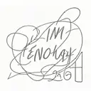 I am enough  tattoo design idea
