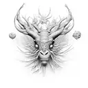 bio organic tattoo design idea
