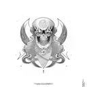 owned by God tattoo design idea