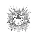 tomie junji ito tattoo design idea