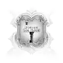 A lock and key with the words 'forever' and 'love' incorporated into the design tattoo design idea