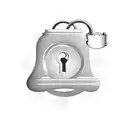 A lock and key with the words 'forever' and 'love' incorporated into the design tattoo design idea