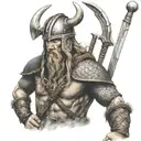 viking warrior tattoo design idea