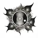 portal opening tattoo design idea