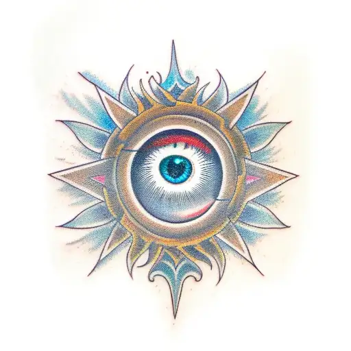 lateralus eye  tattoo design idea