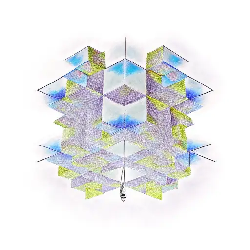 metatron cube tattoo design idea