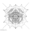 metatron cube tattoo design idea