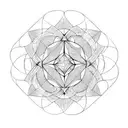 metatron cube tattoo design idea