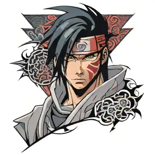 sasuke uchiha tattoo design idea