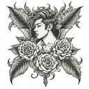 bts tattoo design idea