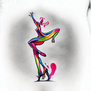 dance macabre tattoo design idea