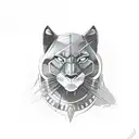 black panther tattoo design idea