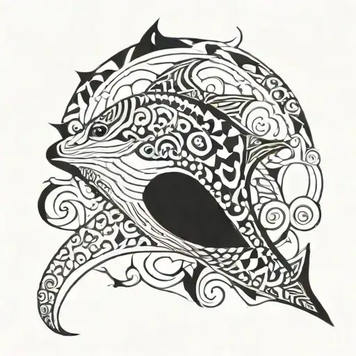 Blanket ray tattoo design idea