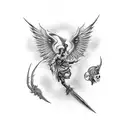 San Miguel Arcangel tattoo design idea