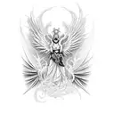 San Miguel Arcangel tattoo design idea