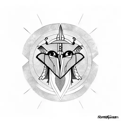 horus tattoo design idea