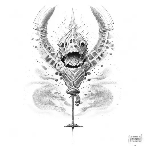 David and Goliath  tattoo design idea