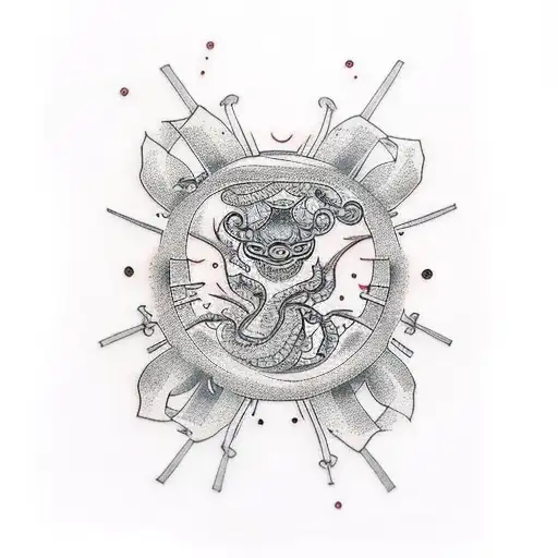 Gamabunta tattoo design idea