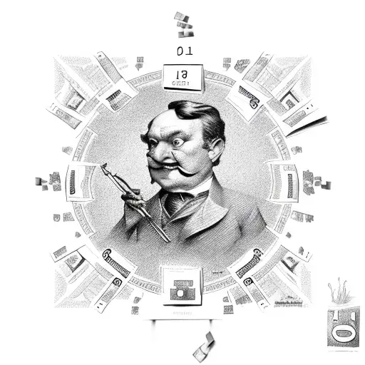 dollar, monopoly, tattoo design idea