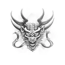 man united devil tattoo design idea