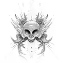 icarus tattoo design idea