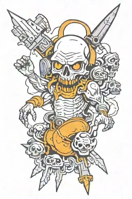 Apocalypse tattoo design idea