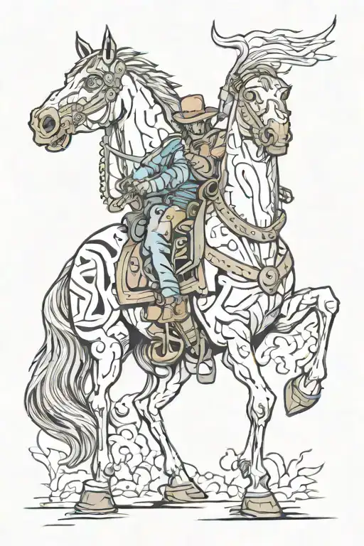 Apocalypse Horsemans tattoo design idea