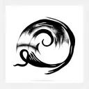 wave tattoo design idea