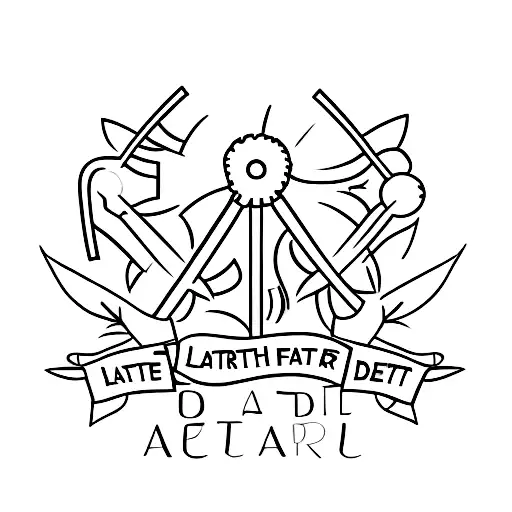 a minimalistic design dedicated to my late father. he died on 4th May, 2021 tattoo design idea