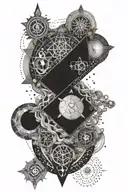 7 hermetic principles subtly incorporated tattoo design idea