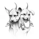 partners in crime tattoo design idea
