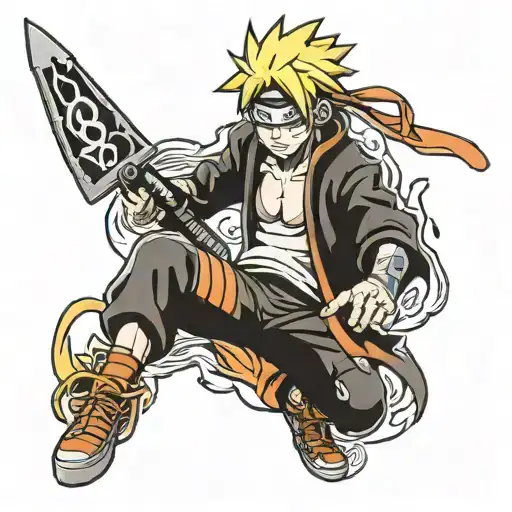 Shinigami Naruto tattoo design idea