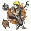Shinigami Naruto tattoo design idea