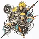Shinigami Naruto tattoo design idea