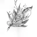 foxglove tattoo design idea