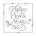 bible verse Philippians 4:13 tattoo design idea