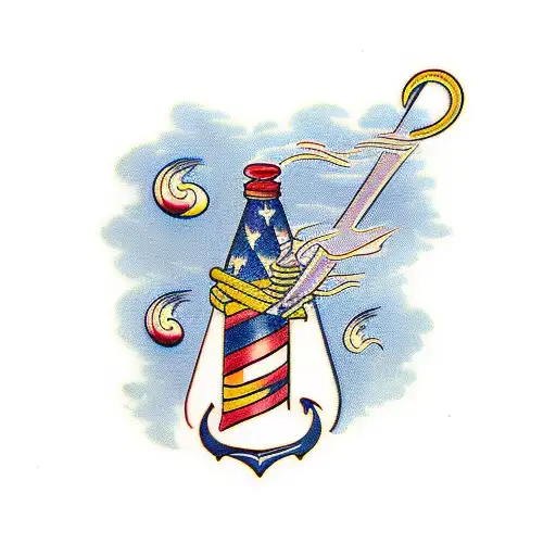 number 3 tattoo design idea