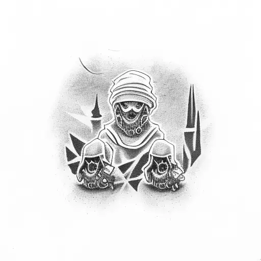 Beanie with "brothers" under it tattoo design idea