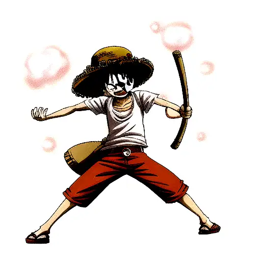 luffy  tattoo design idea