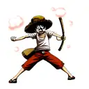 luffy  tattoo design idea