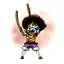 luffy  tattoo design idea