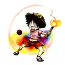 luffy  tattoo design idea