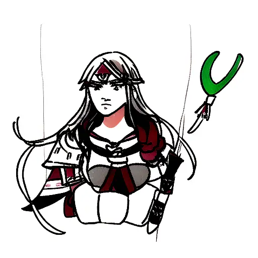 kassandra assassin's creed tattoo design idea