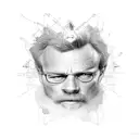 discrete references to 42, reference to the movie Good Will hunting,  reference to the hydrogen tattoo design idea