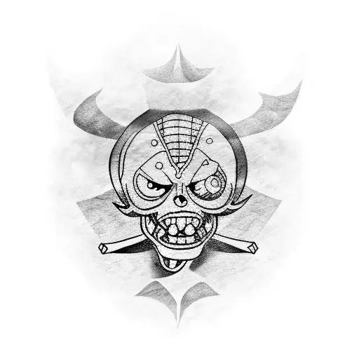 kaido de one piece tattoo design idea