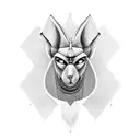 Anubis  tattoo design idea
