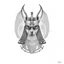 Anubis  tattoo design idea