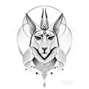 Anubis  tattoo design idea