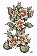 cholla tattoo design idea